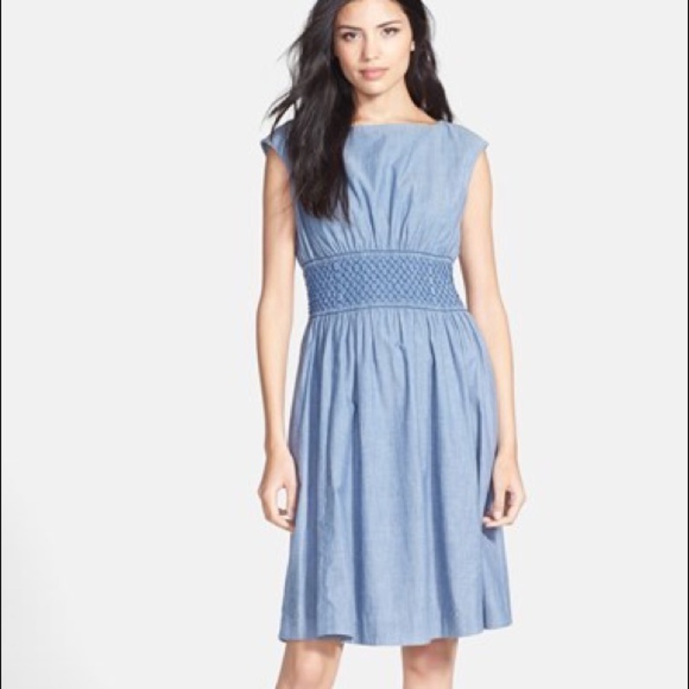 NWT Kate Spade Havana Chambray Blaire Dress - 6
